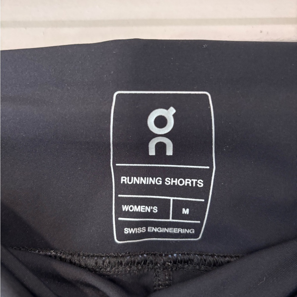 On Running Two-Tone Blue and Black Athletic Shorts - Picture 2 of 4